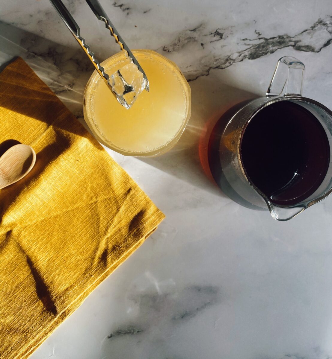The Best Coffee Spritzer With Pear & Honey