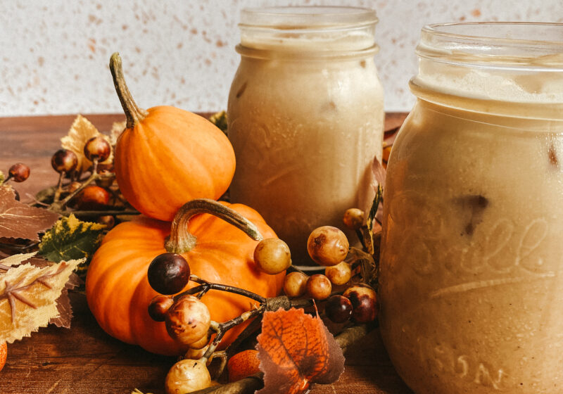pumpkin spice latte iced