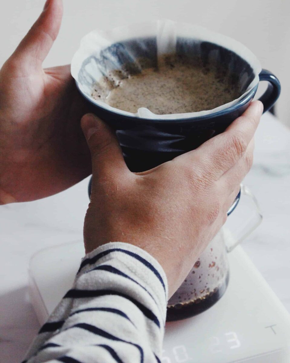 Brewing a v60