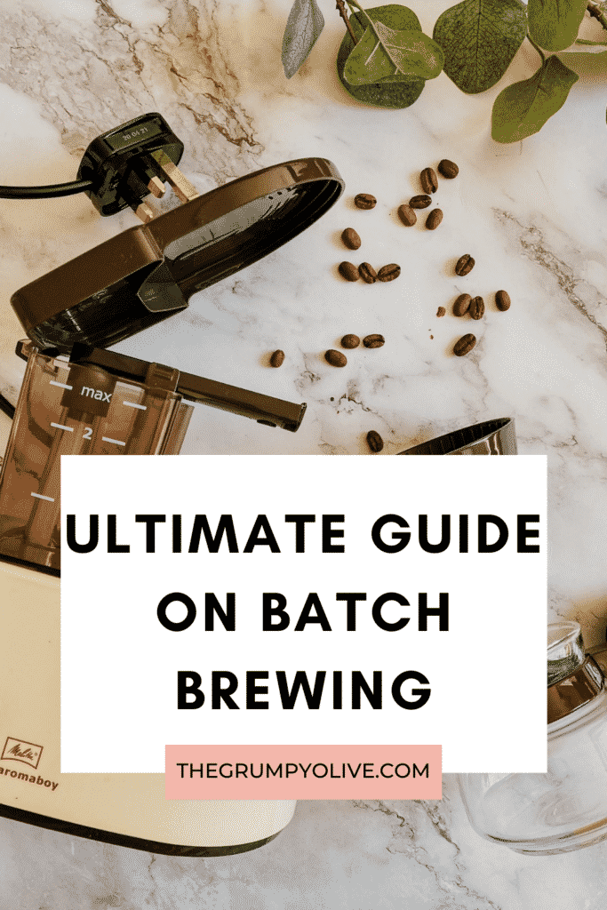 Coffee 101: Batch Brewing at Home 7 batch 5