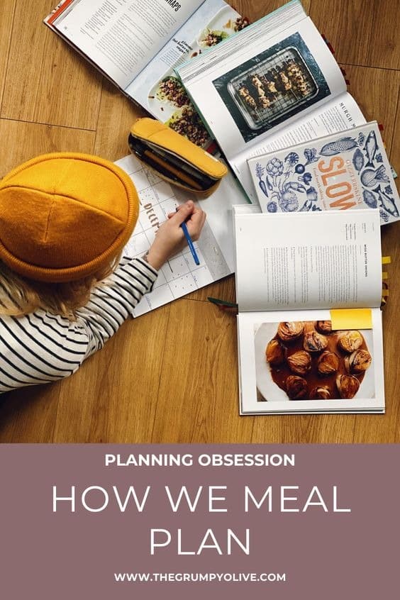 Planning Obsession: How We Meal Plan 3 MEA