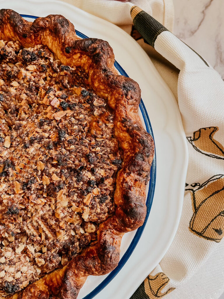 Plum Streusel Pie 2
