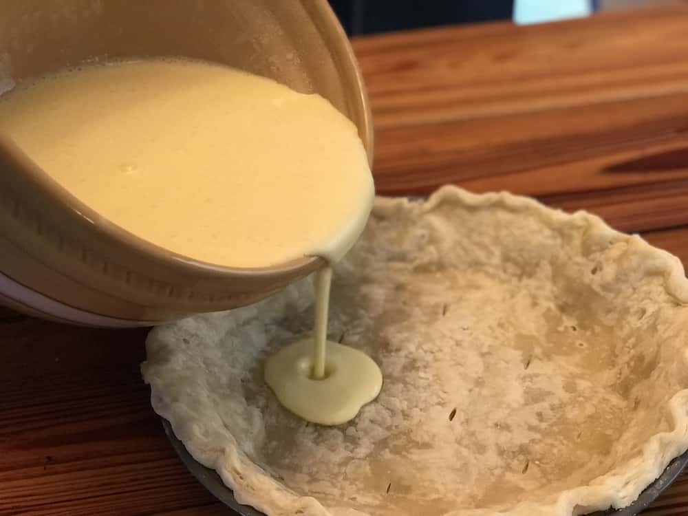 Easy Southern Buttermilk Pie For Christmas 3 Buttermilk pie slow pour