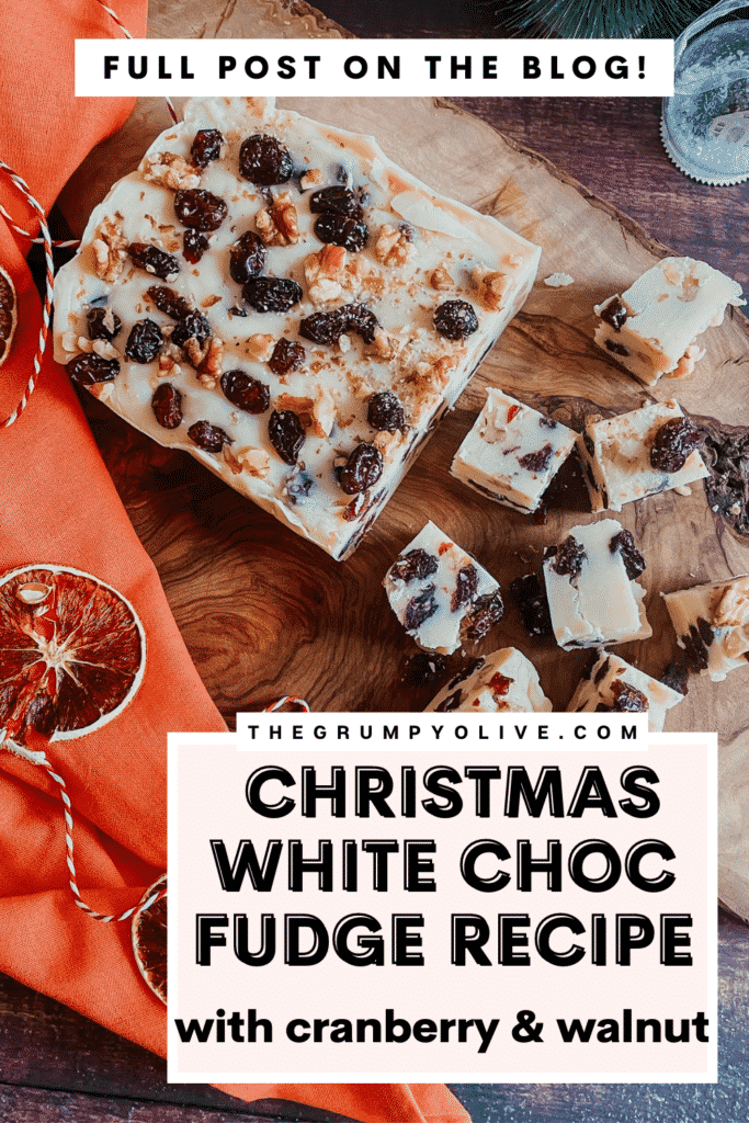 White Chocolate Fudge With Cranberries & Walnuts 8 white chocolate fudge cover pinterest