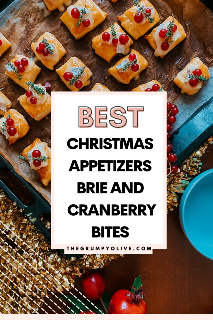 BRIE AND CRANBERRY BITES