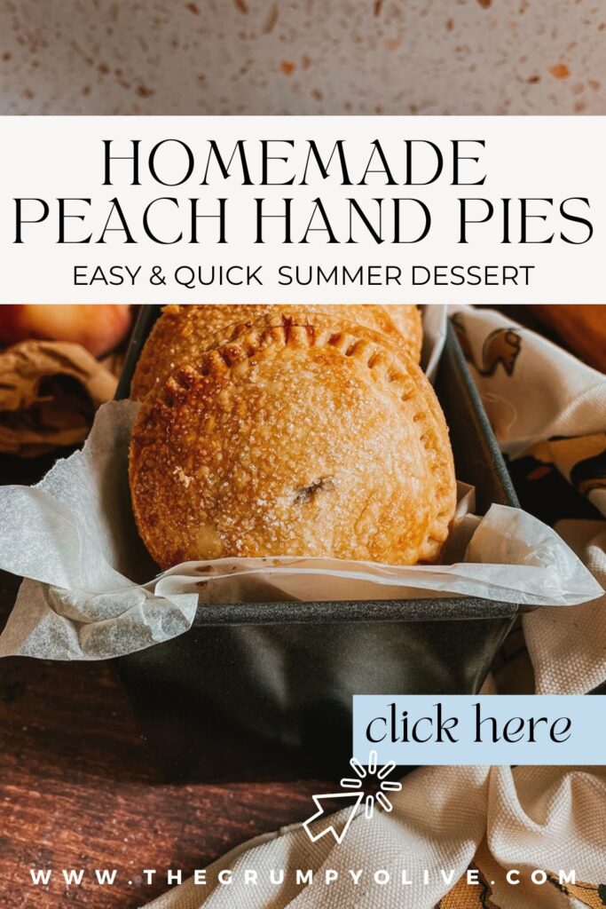 Super Easy Peach Hand Pies With a Fresh Basil Filling 7 HOMEMADE PEACH HAND PIES EASY QUICK SUMMER DESSERT
