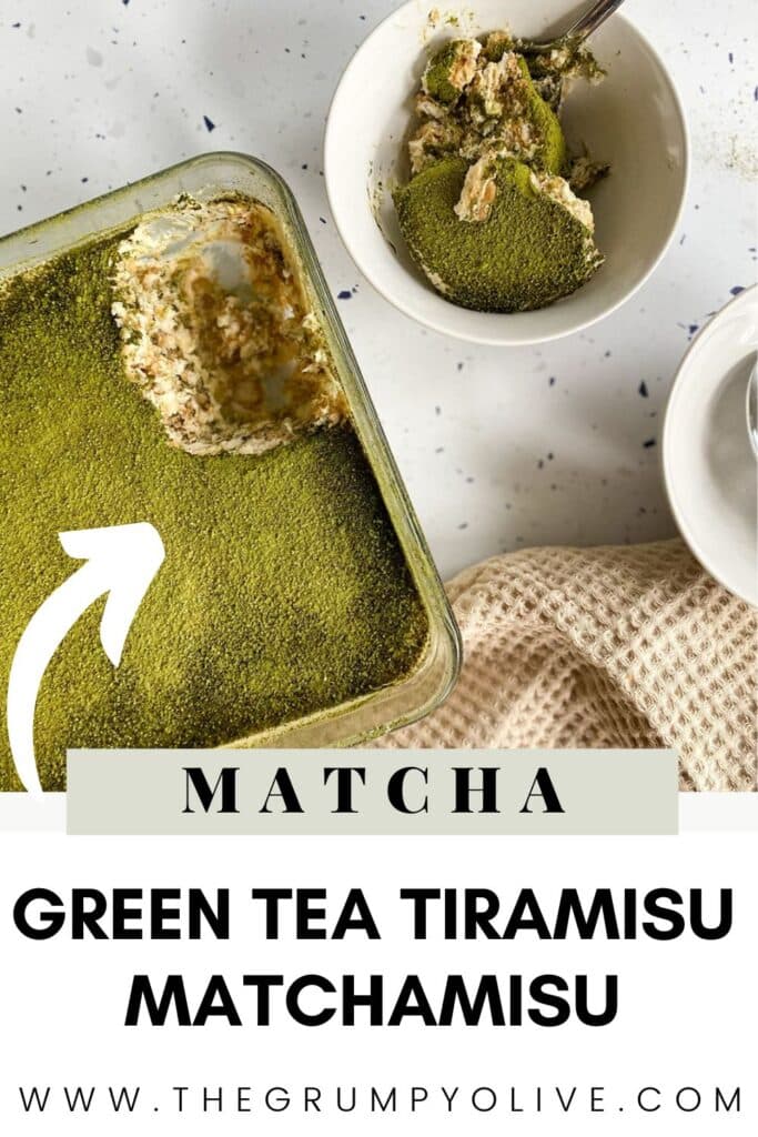 Matcha Tiramisu Easy Recipe 8 MATCHA TIRAMISU PIN IMAGE