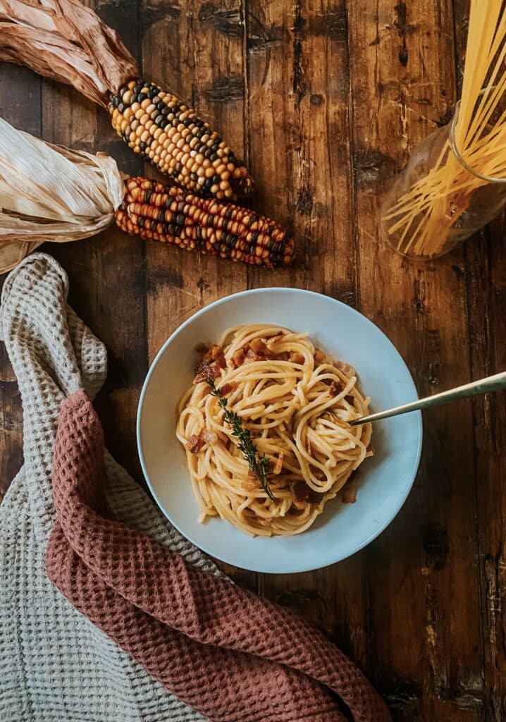 Creamy Butternut Squash Pasta With Crispy Bacon 5 IMG 2360