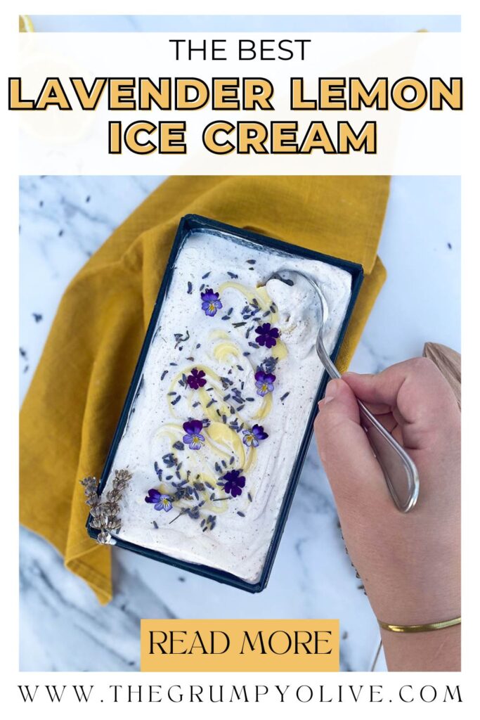 The Best Lavender Lemon Ice Cream Recipe To Try Immediately 7 LAVENDER LEMON ICE CREAM 2