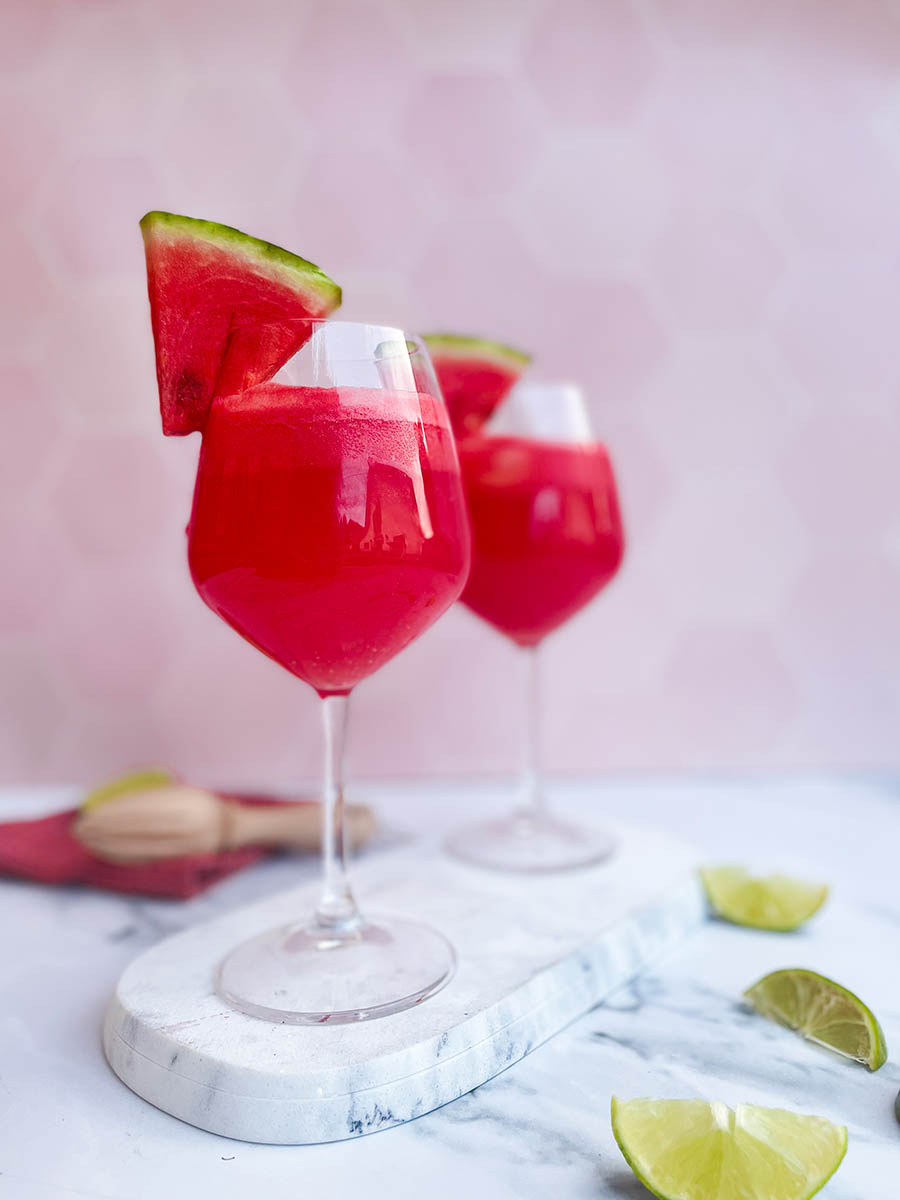 The Best Watermelon Lime Tequila Spritzer Cocktail Recipe