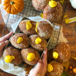 The Best Pumpkin Cheesecake Donuts: Perfect Fall Treat 9 Pumpkin cheesecake donuts1