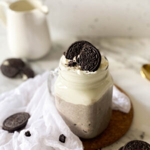 Tastiest Oreo Overnight Oats, Quick Breakfast Recipe 7 oreo overnight oats 3