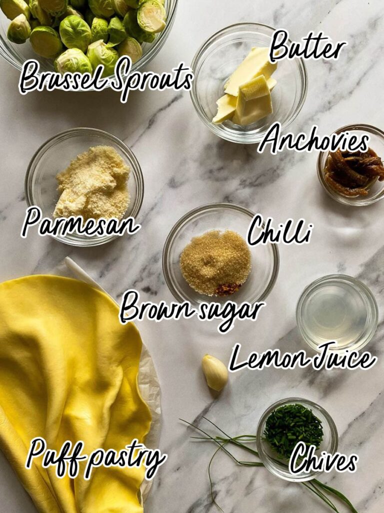 brussel sprouts galette ingredients
