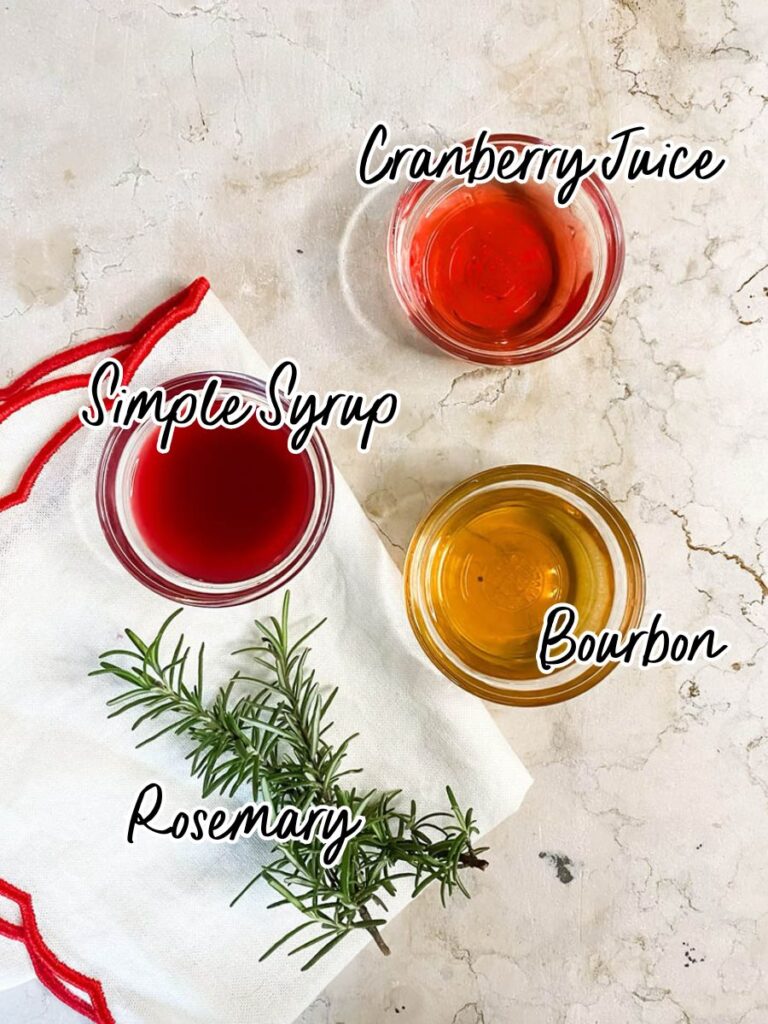 Sip into the Season: Delicious Maple Cranberry Bourbon Cocktail Bliss 2 ingredients for the maple cranberry bourbon cocktail