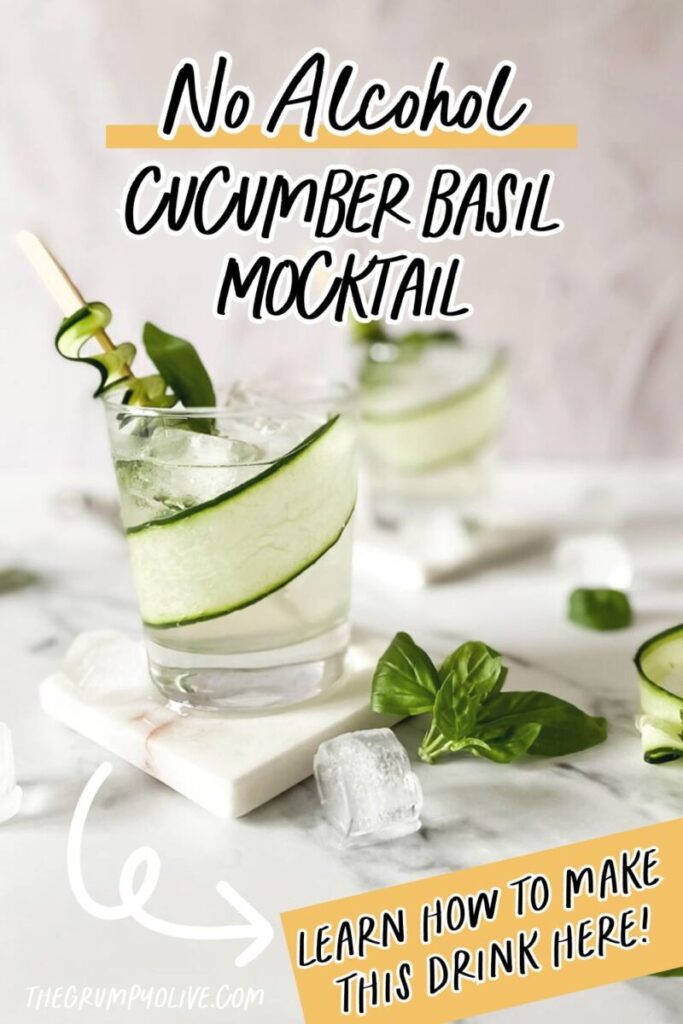 cucumber basil mocktail 1