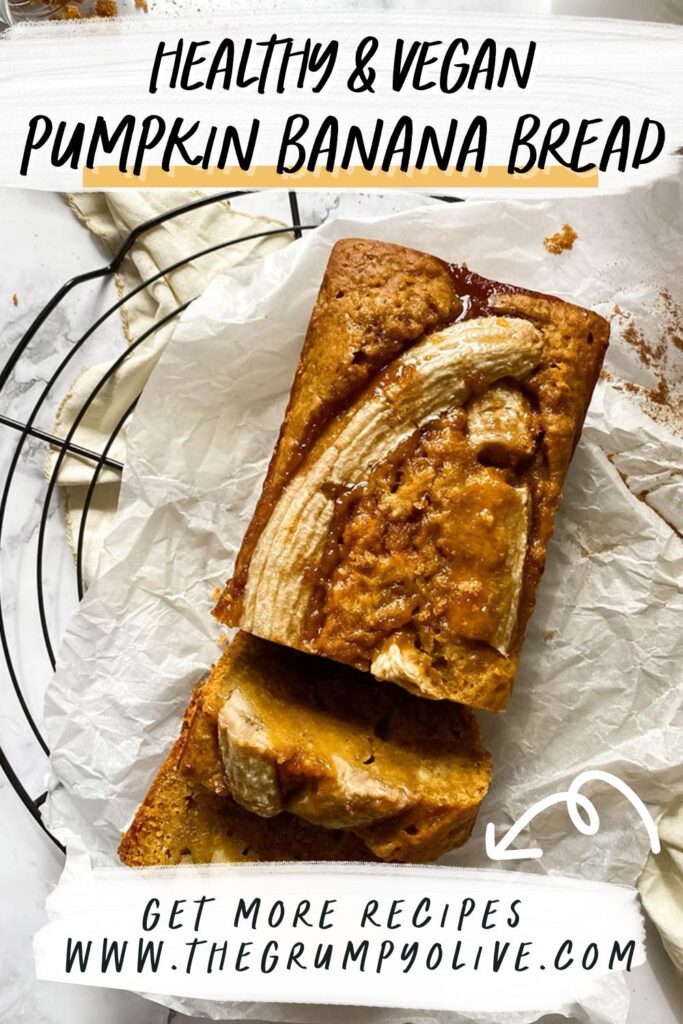 Vegan Pumpkin Banana Bread, Delicious And Easy 10 VEGAN PUMPKIN BANANA BREAD 1