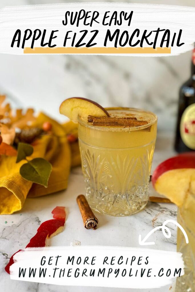 Quick Apple Fizz Mocktail, Delicious Fall Drink 8 apple fizz mocktail