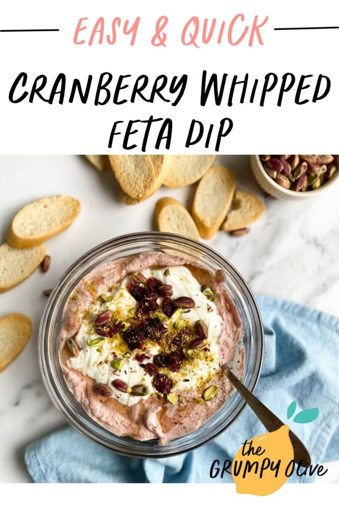 cranberry whipped feta dip