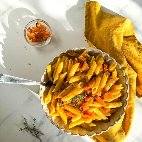 pumpkin feta pasta4